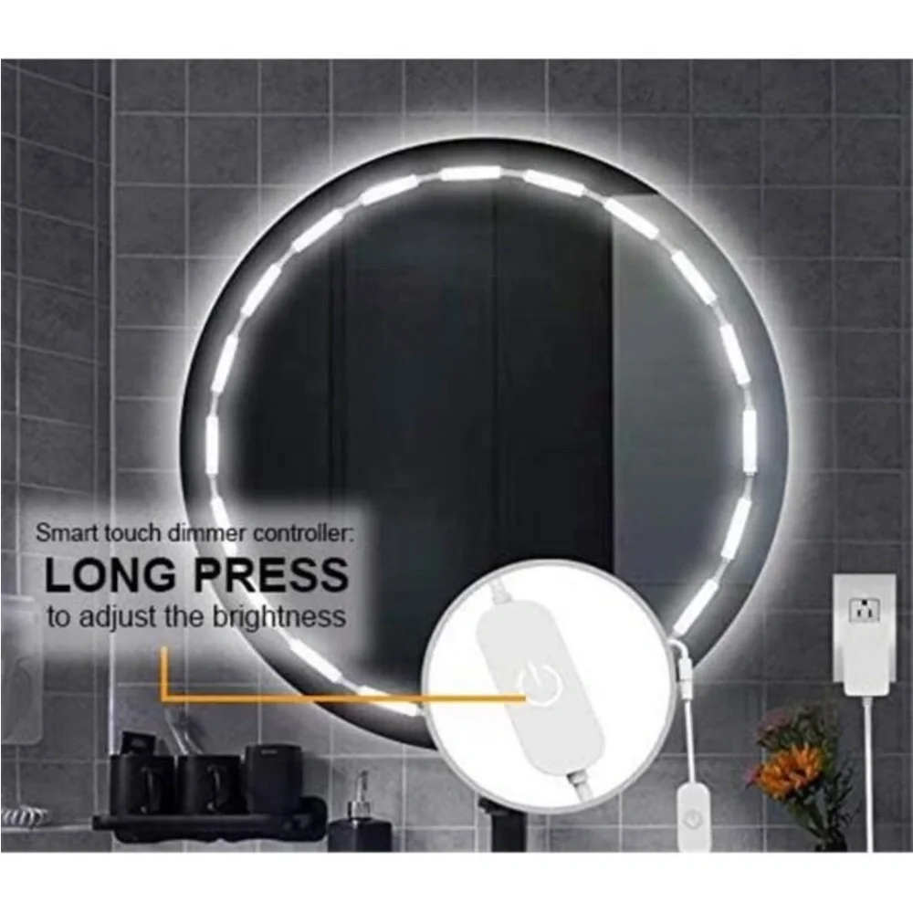 Led Mirror Lights, Vanity Make Up Strip Light, 10ft Ultra Bright White LED
